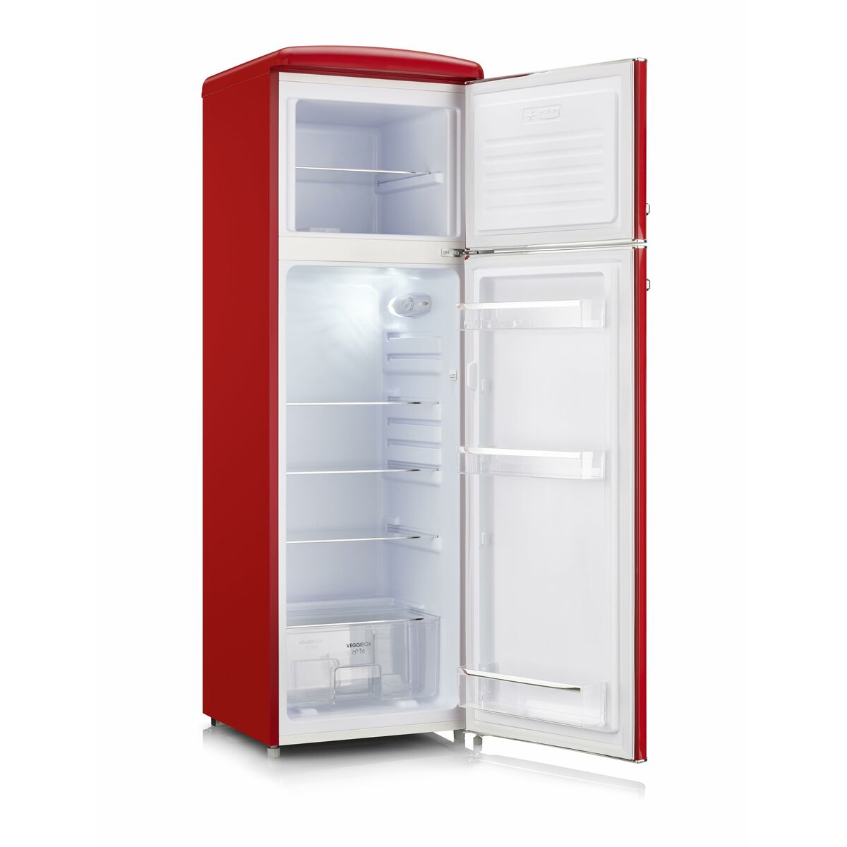 Réfrigérateur Combiné Severin RKG8983     167 Rouge 246 l