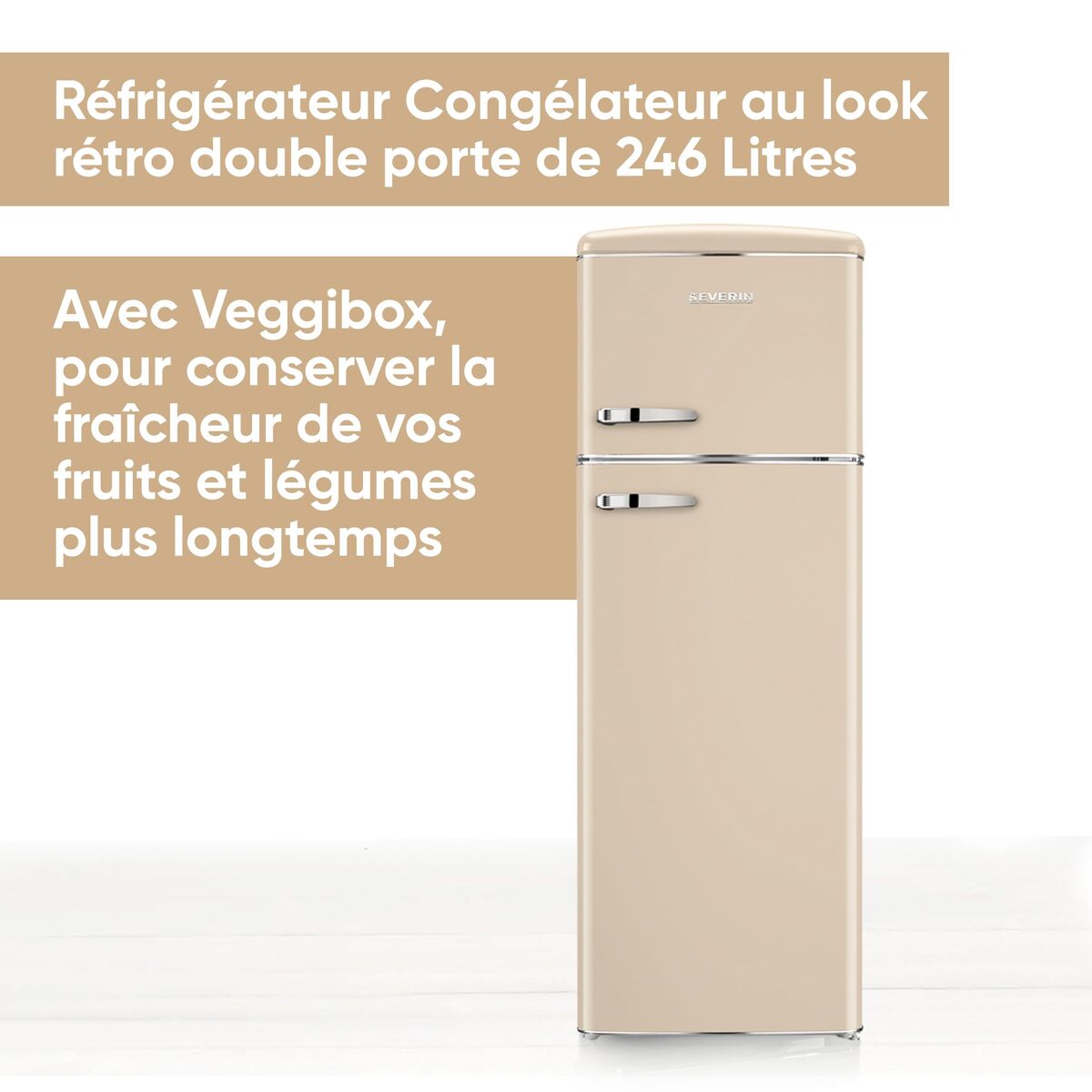 Réfrigérateur Combiné Severin RKG8985     167