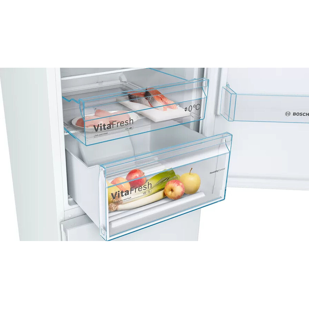 Réfrigérateur Combiné BOSCH KGN36VWED   186 Blanc (60 x 66 x 186 cm)