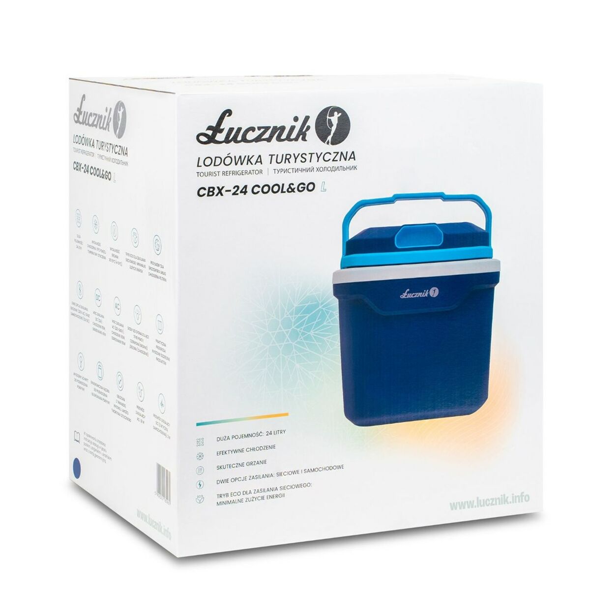 Mini réfrigérateur Łucznik CBX-24 Bleu 24 L