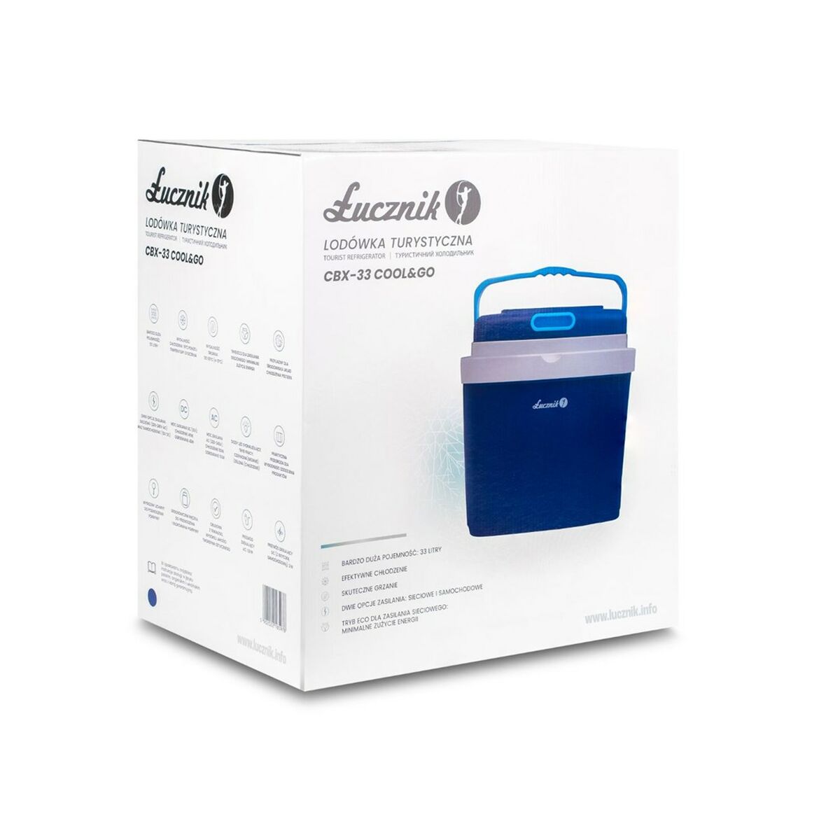 Mini réfrigérateur Łucznik CBX-33 Bleu 33 L