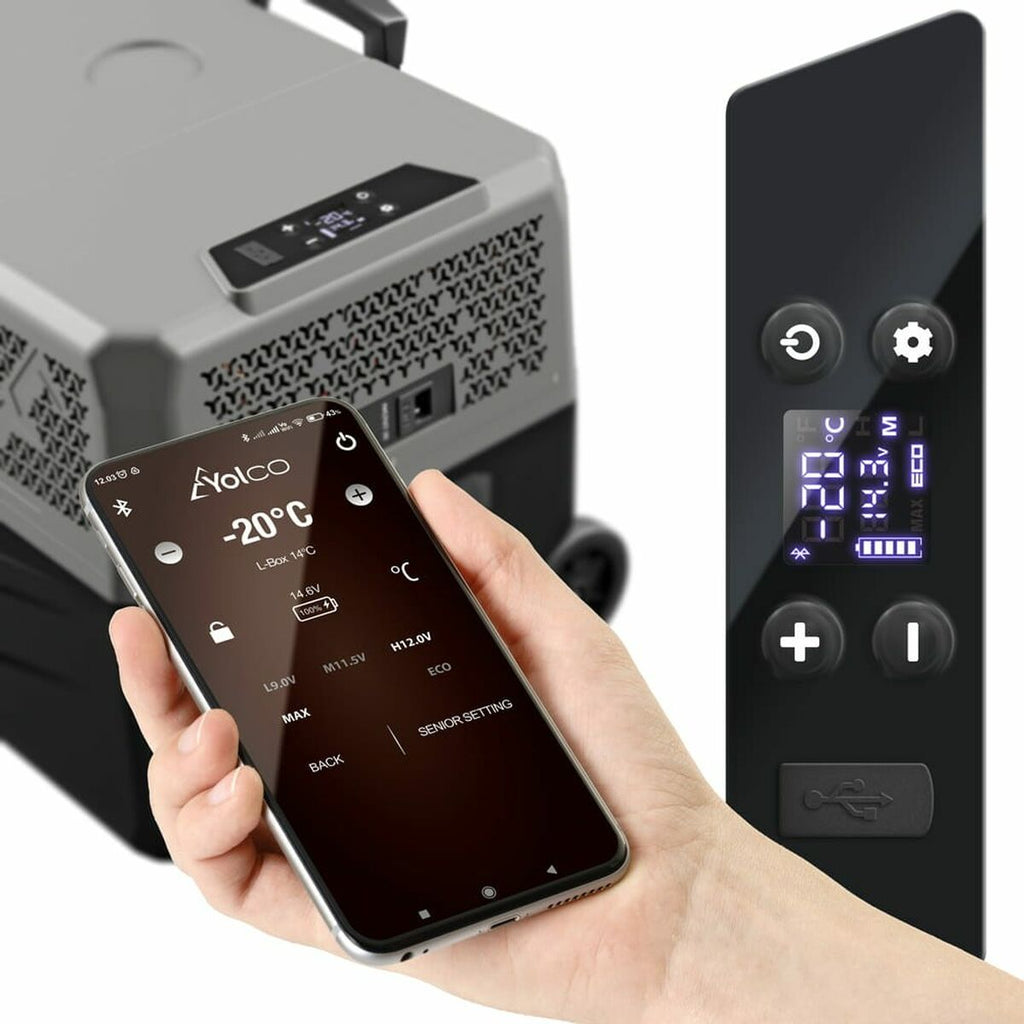 Mini réfrigérateur Yolco BCX30 GREY Noir 60 W 28 L