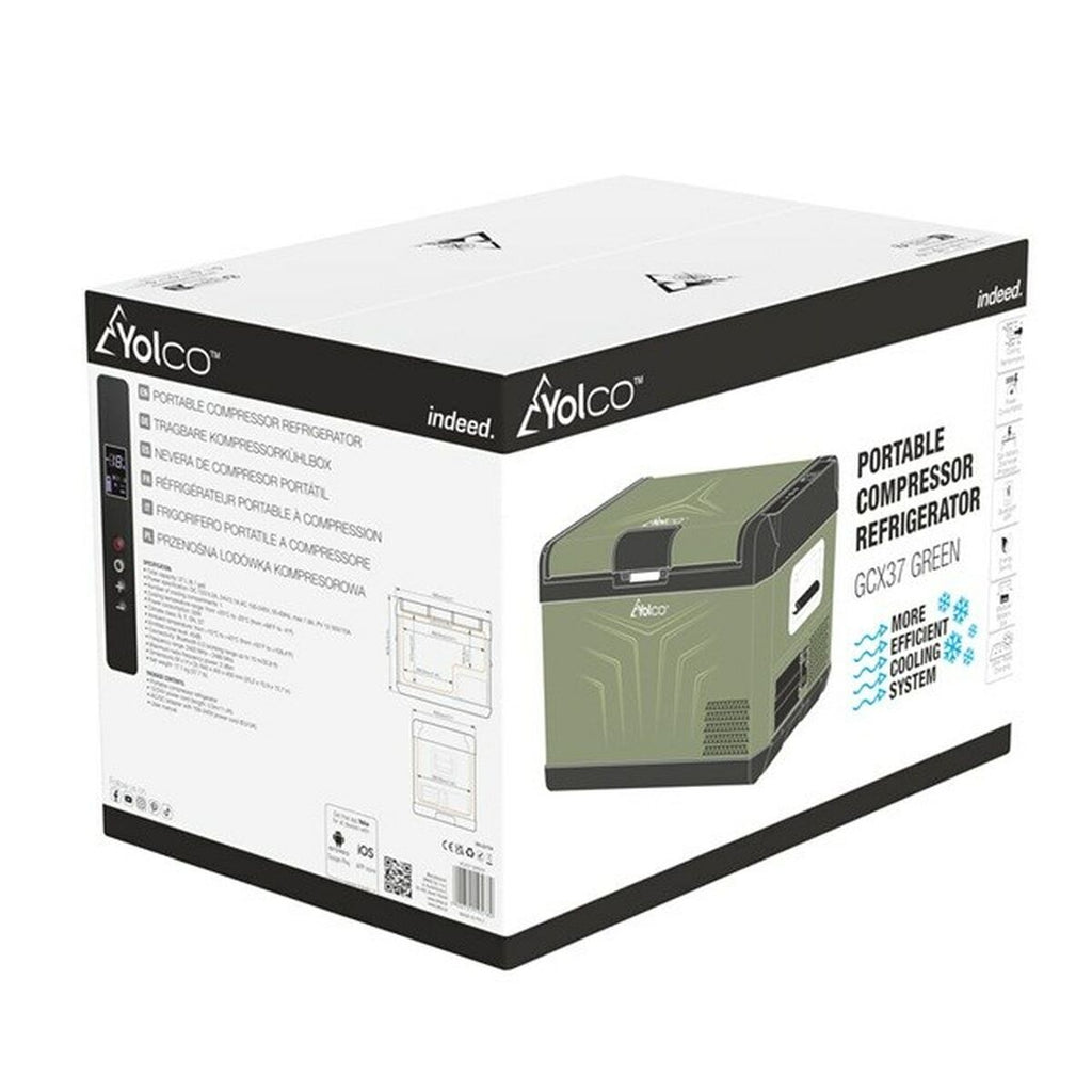 Mini réfrigérateur Yolco GCX37 Vert 50 W 37 L