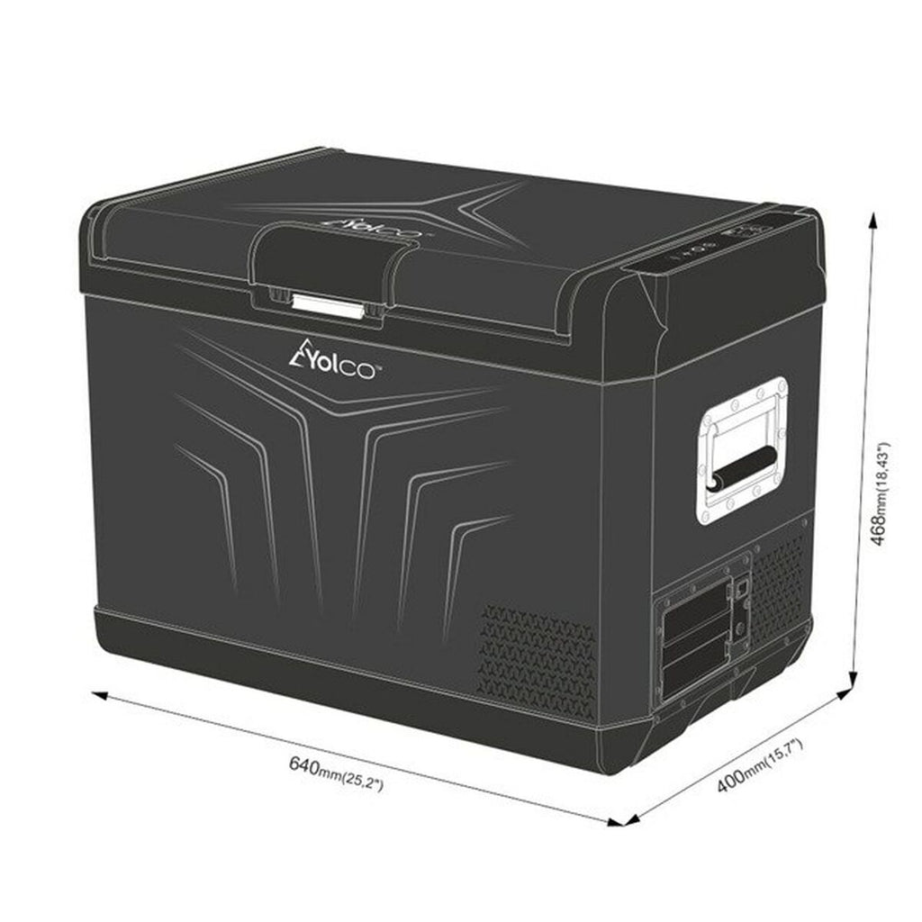 Mini réfrigérateur Yolco GCX47 Noir 50 W 47 L