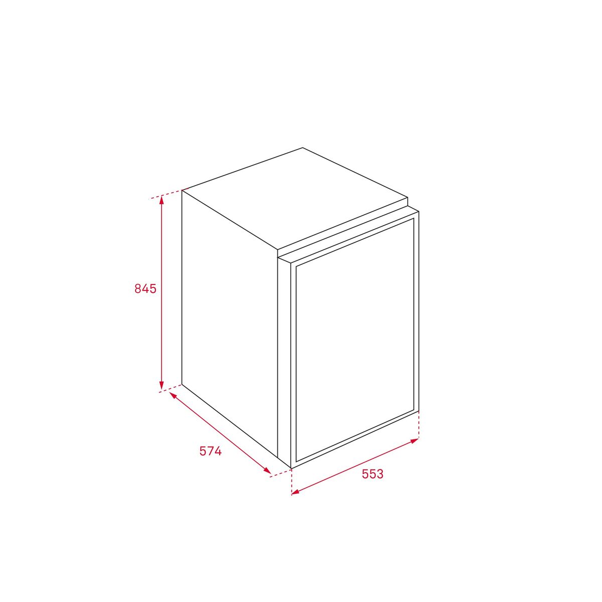Congélateur Teka RSF10080EU Blanc