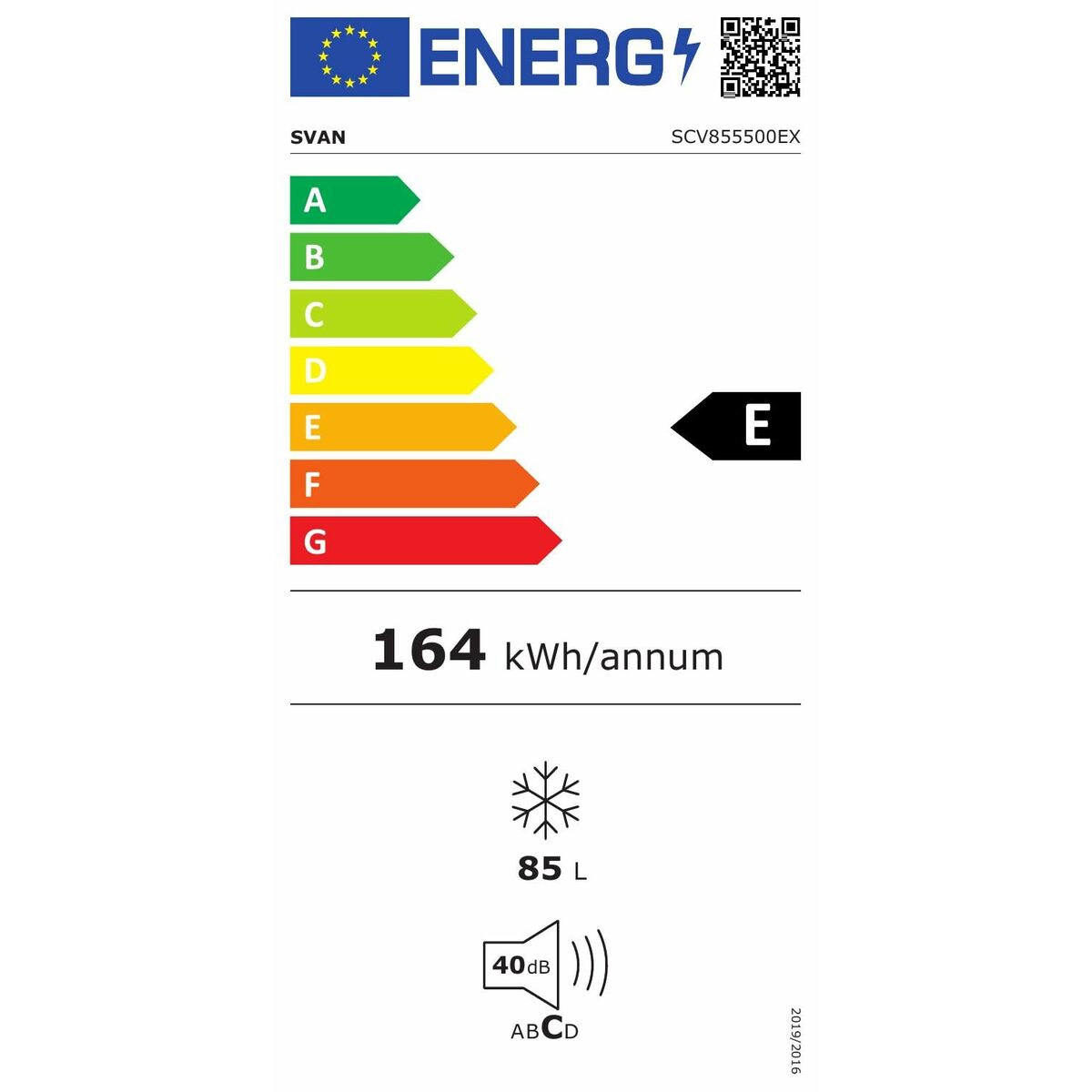 Congélateur Aspes SCV855500EX  85