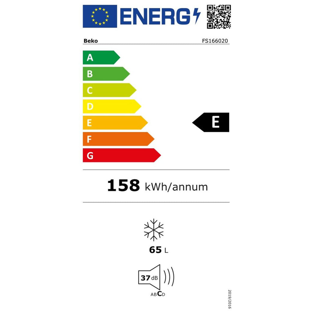 Congélateur BEKO FS166020 Blanc (81,8 x 47,5 cm)
