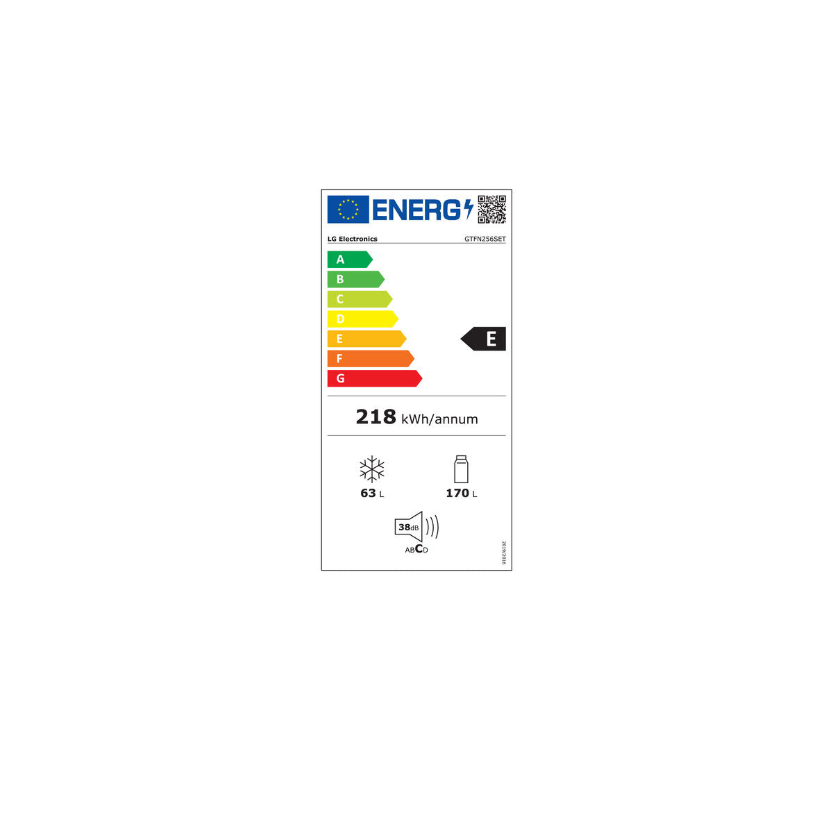 Réfrigérateur Combiné LG GTFN256SET Blanc