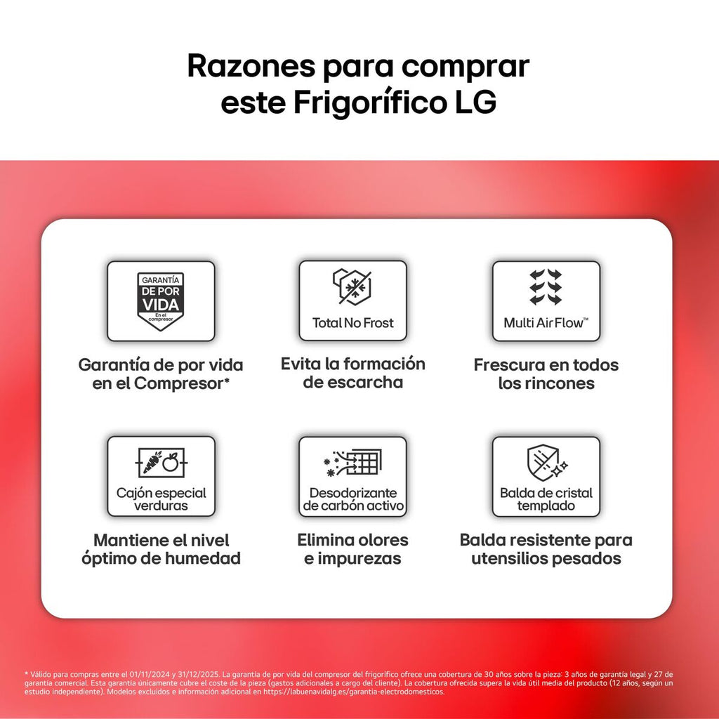 Réfrigérateur Combiné LG GTBV22SWNJ Blanc